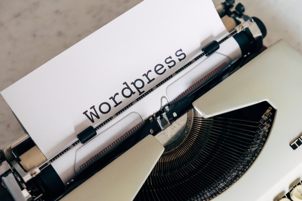 Wordpress-webbsida